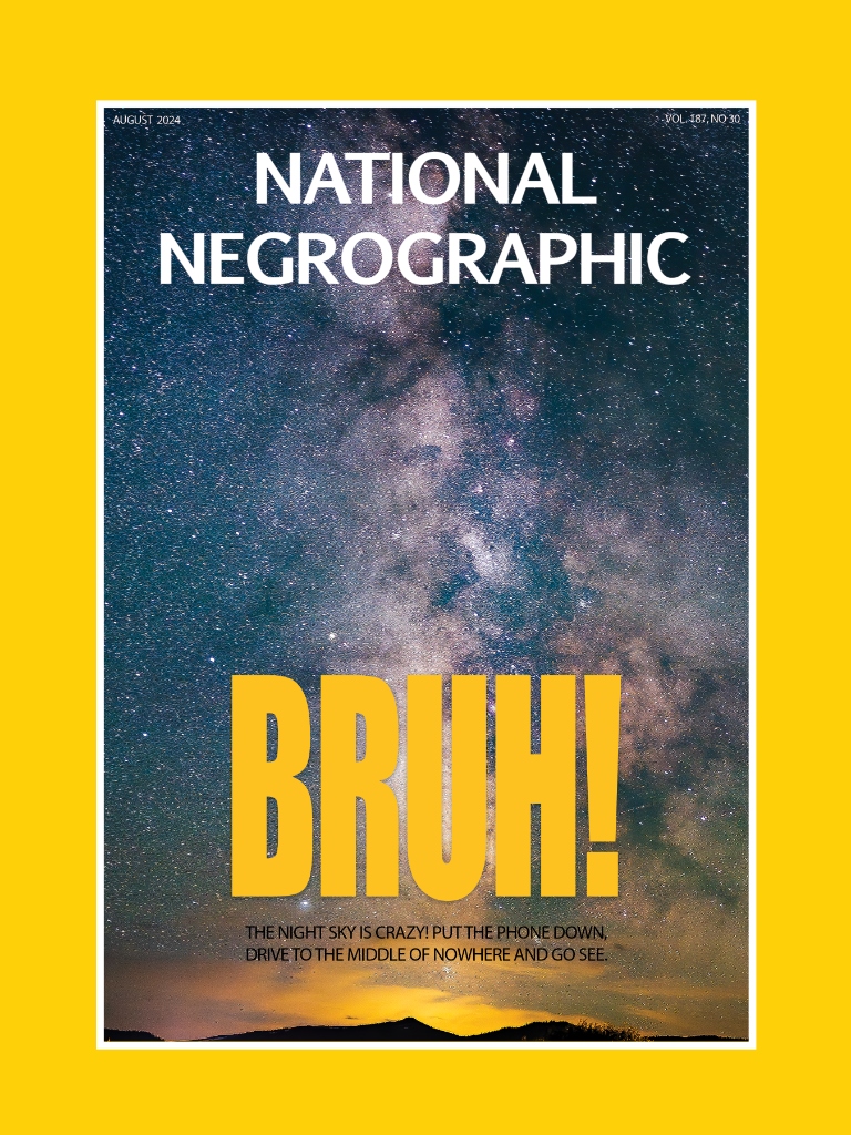 National Negrographic No. 14 - Midnight Sky